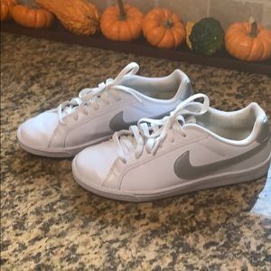 Nike Sneakers with Silver Swoosh